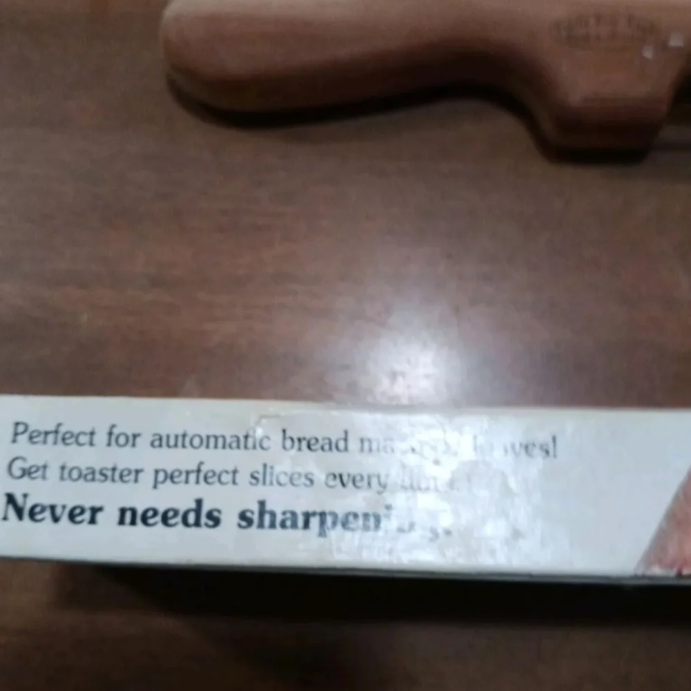 The Original Fiddle Bow Knife In USA Box Vintage Kitchen